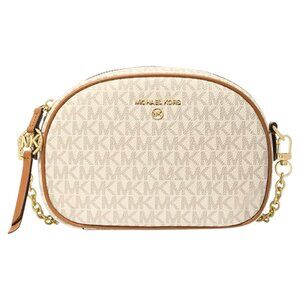 Michael Kors Jet Set Charm Small Oval Camera Crossbody Bag